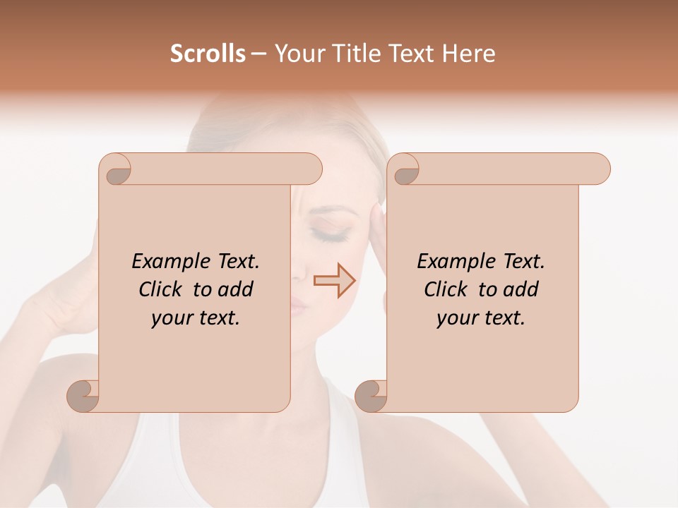 Bothered Hurt Woman PowerPoint Template