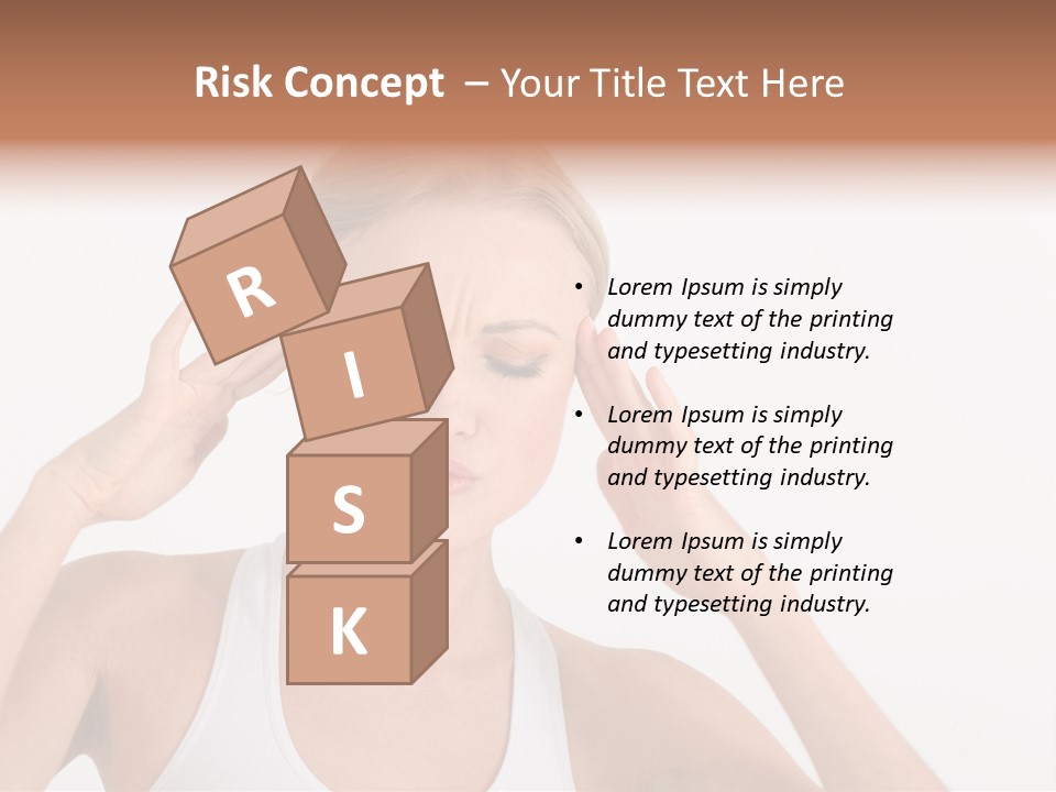 Bothered Hurt Woman PowerPoint Template