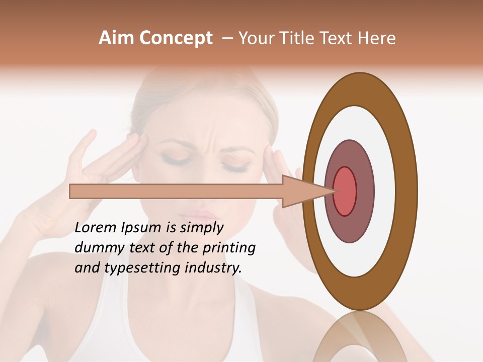 Bothered Hurt Woman PowerPoint Template