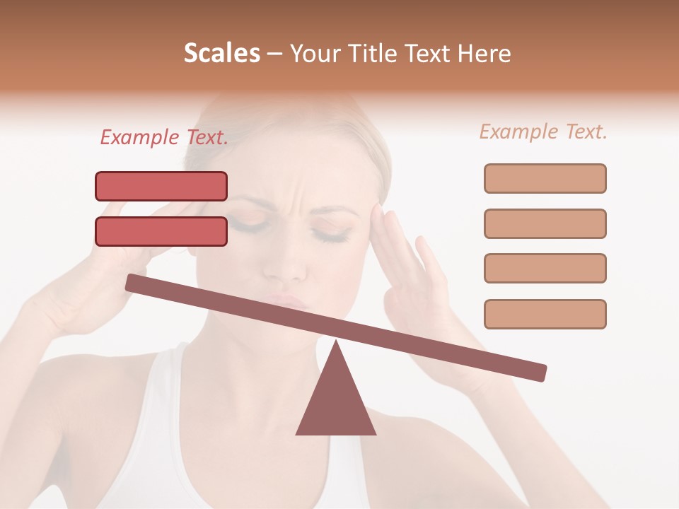 Bothered Hurt Woman PowerPoint Template