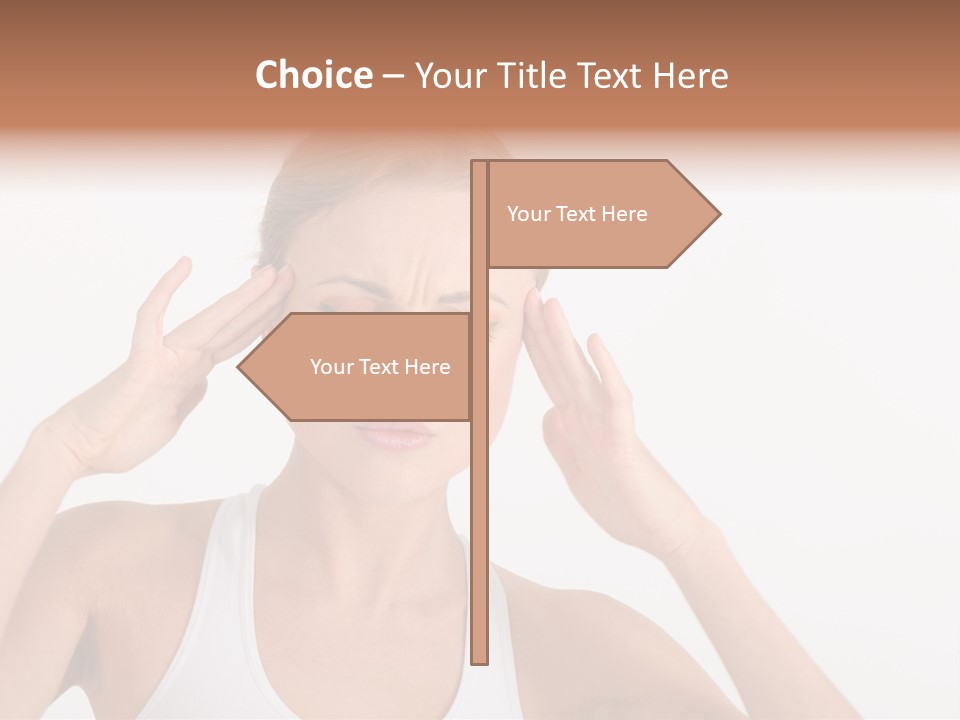 Bothered Hurt Woman PowerPoint Template