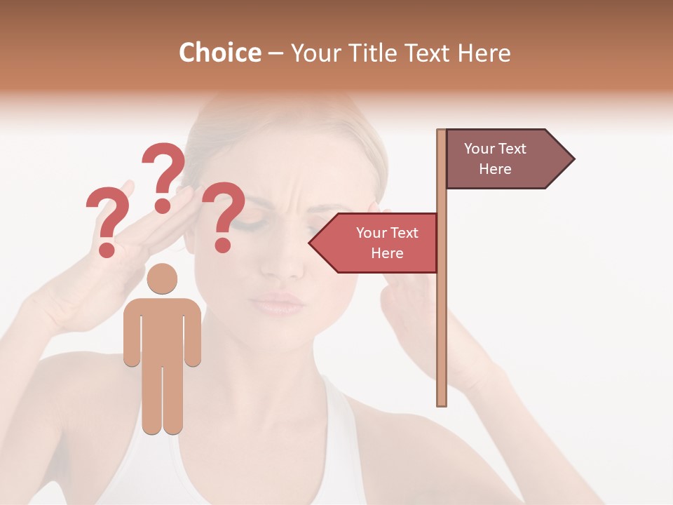 Bothered Hurt Woman PowerPoint Template