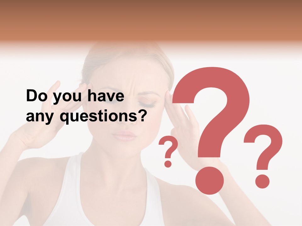 Bothered Hurt Woman PowerPoint Template