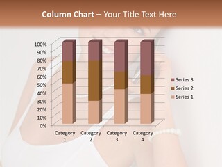 Talking Wedding Dress Leaning PowerPoint Template