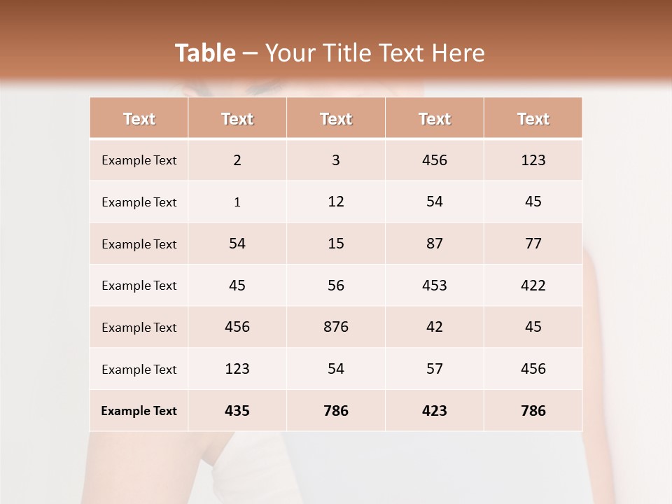 Electronic Tablet Choosing Smiling PowerPoint Template