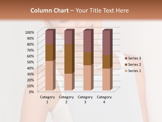 Electronic Tablet Choosing Smiling PowerPoint Template