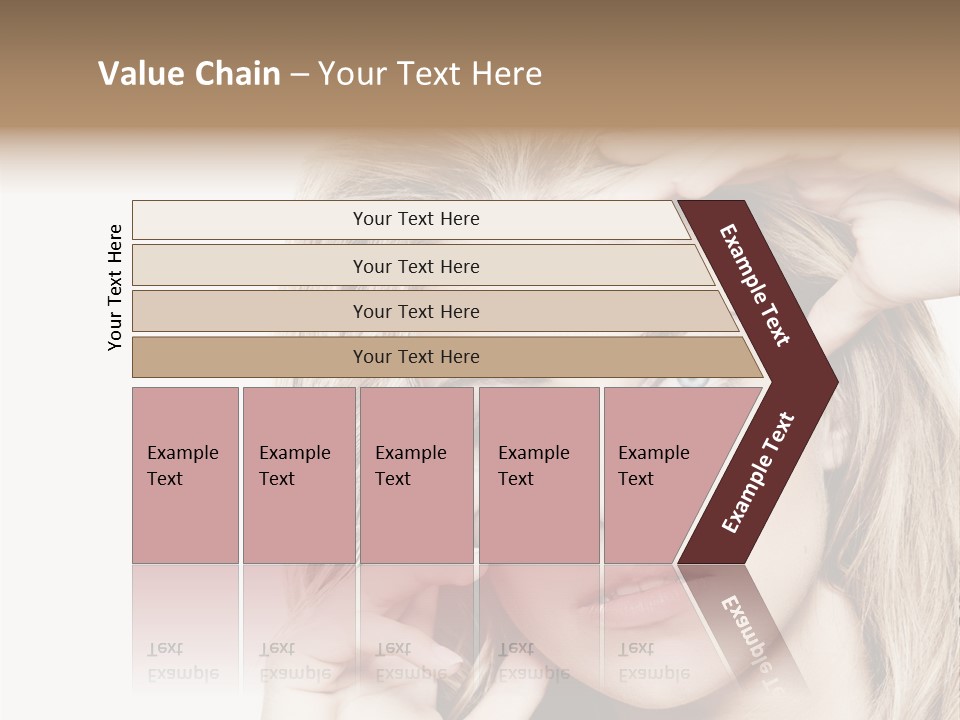 White Face Woman PowerPoint Template