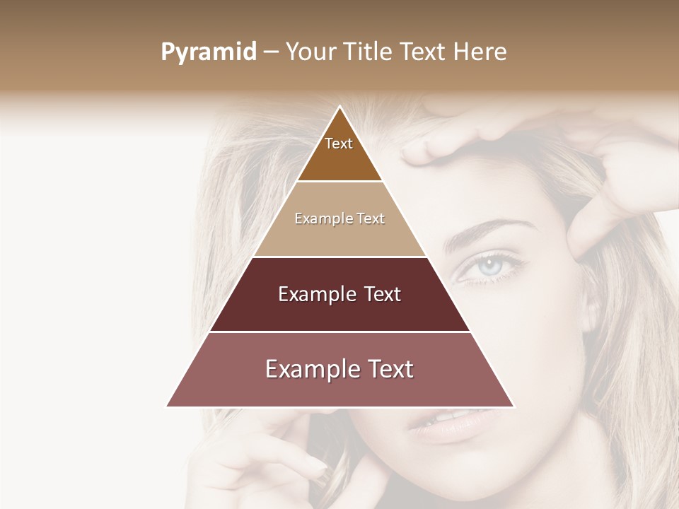 White Face Woman PowerPoint Template