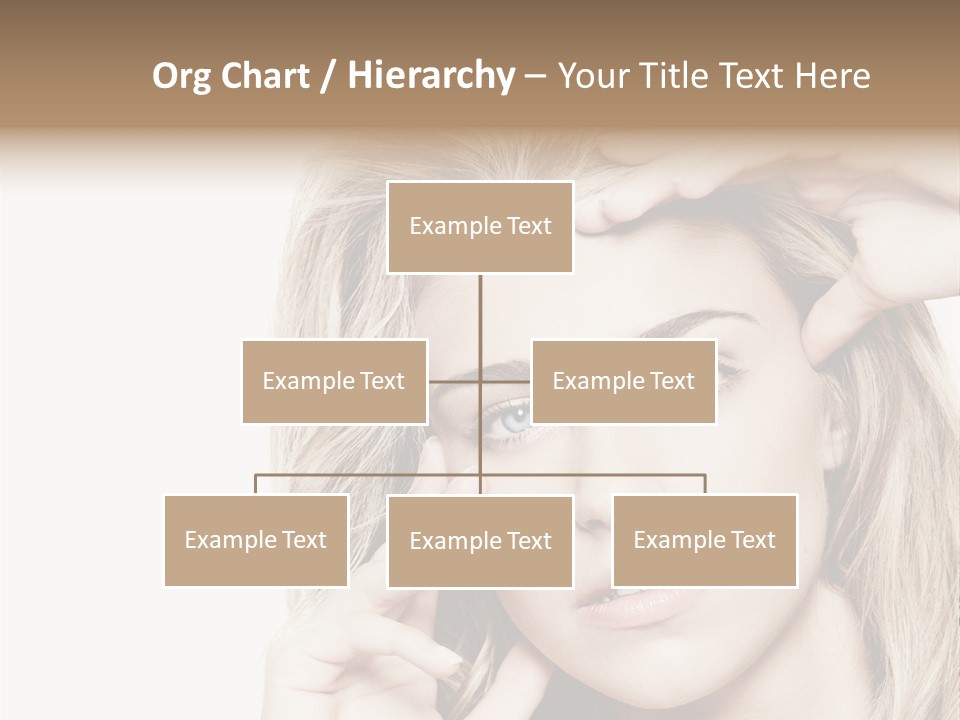 White Face Woman PowerPoint Template