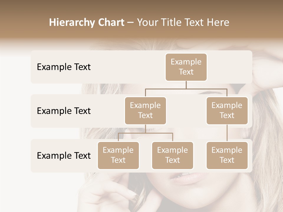 White Face Woman PowerPoint Template