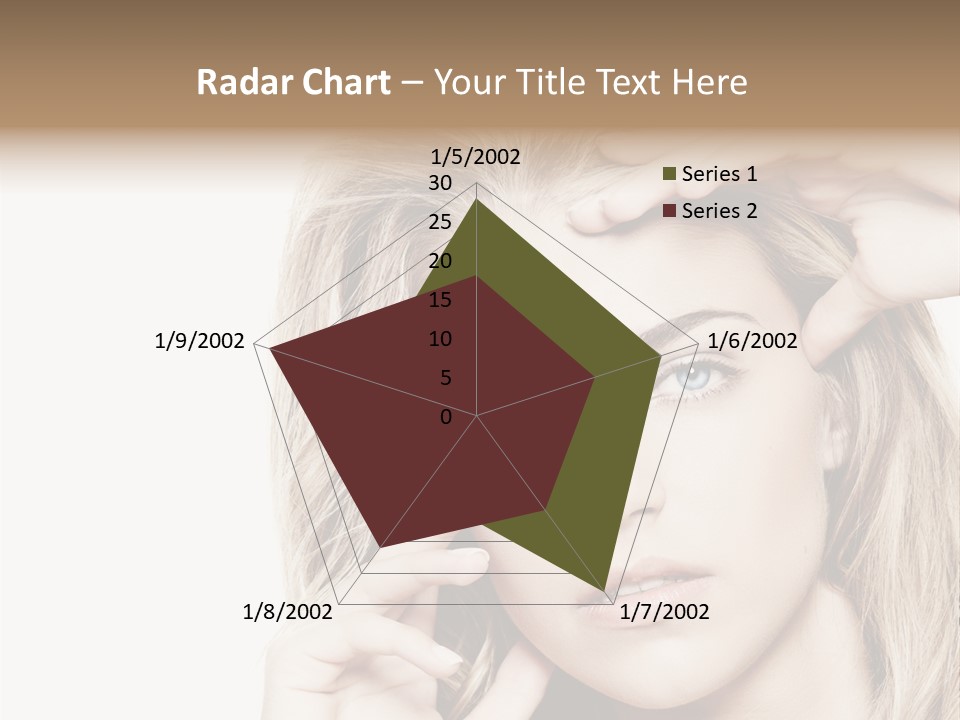 White Face Woman PowerPoint Template