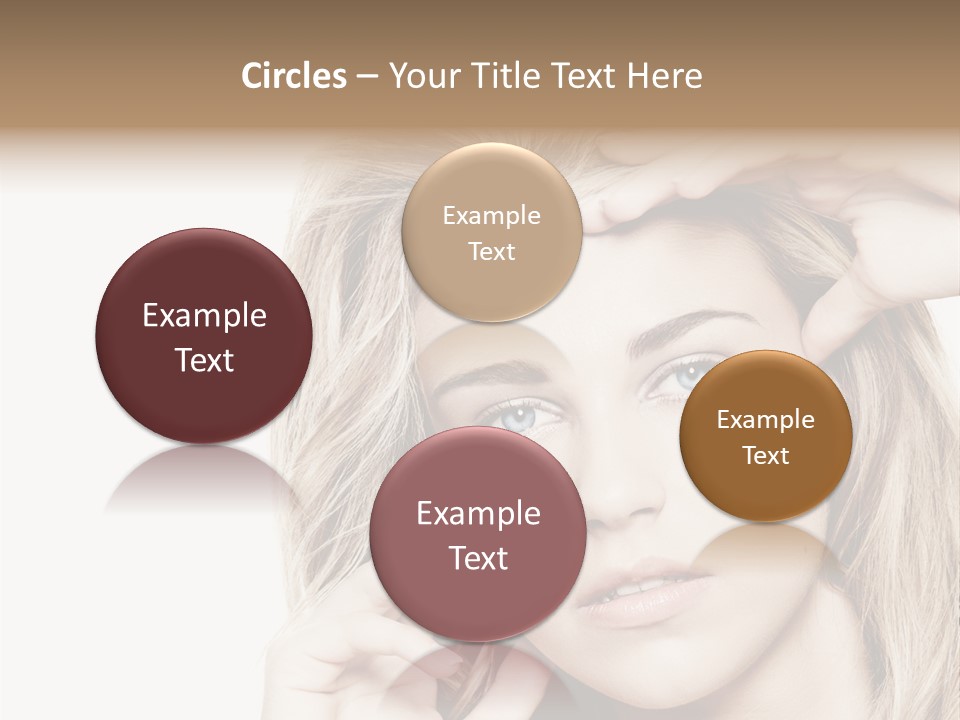 White Face Woman PowerPoint Template