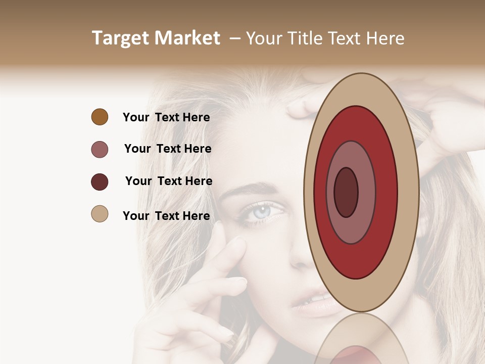 White Face Woman PowerPoint Template