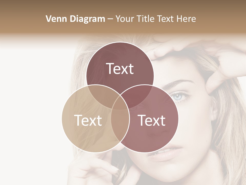 White Face Woman PowerPoint Template