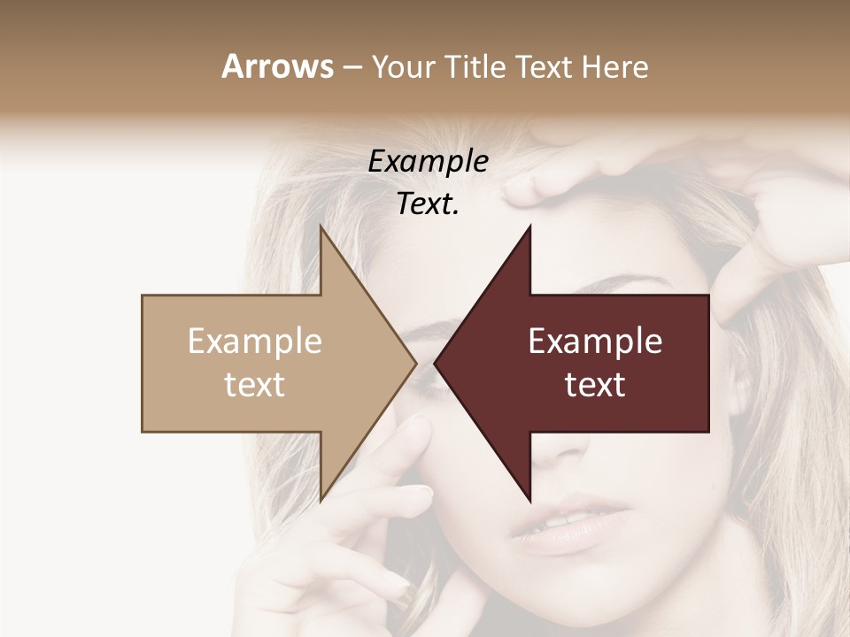 White Face Woman PowerPoint Template