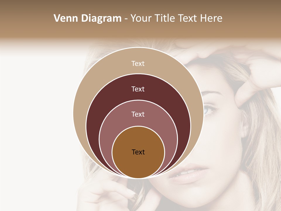 White Face Woman PowerPoint Template