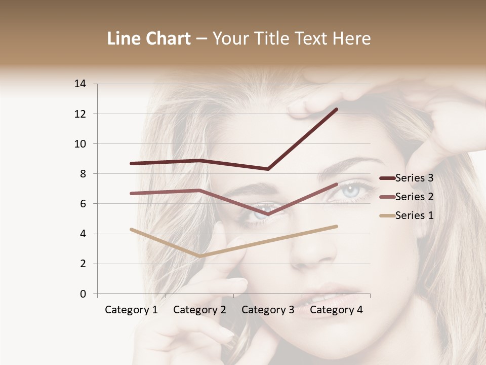 White Face Woman PowerPoint Template