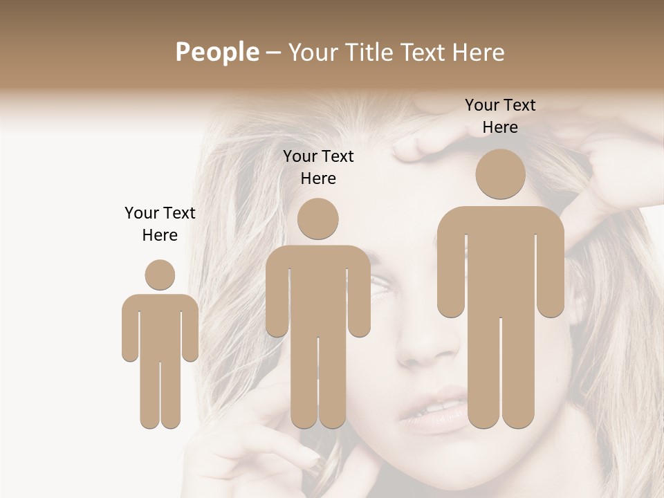 White Face Woman PowerPoint Template