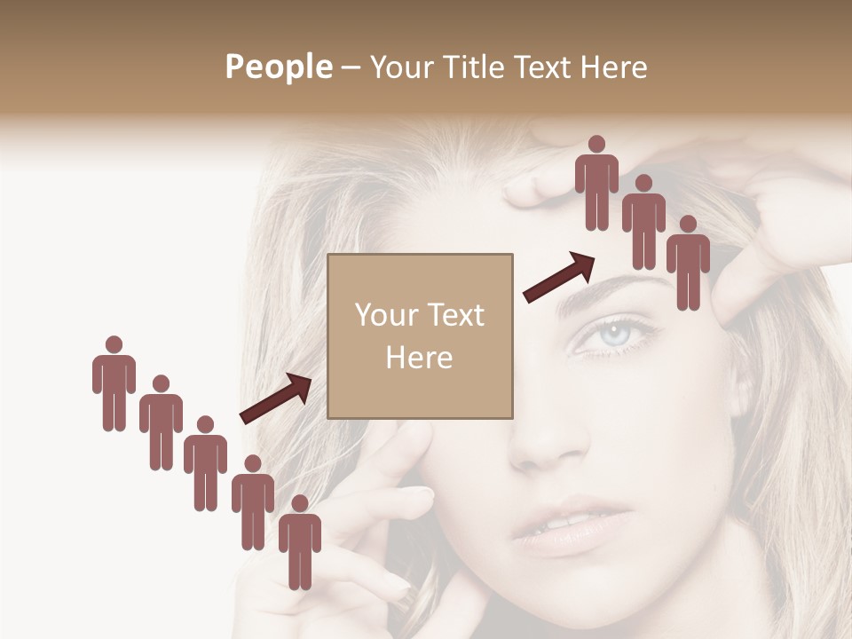 White Face Woman PowerPoint Template