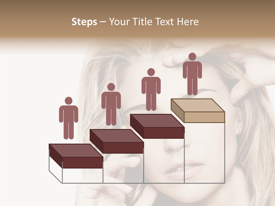 White Face Woman PowerPoint Template