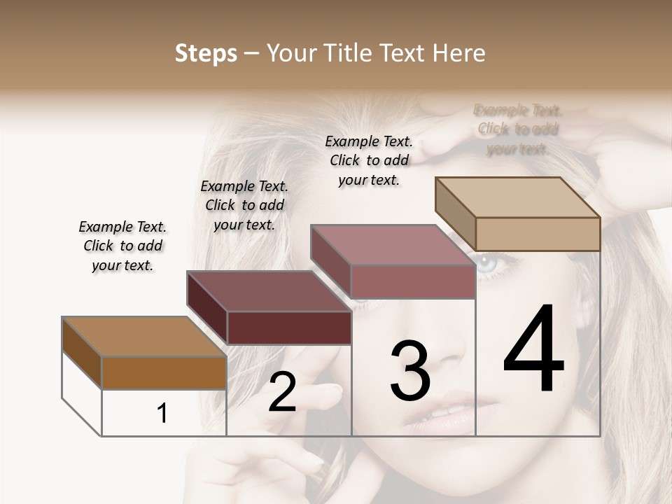 White Face Woman PowerPoint Template