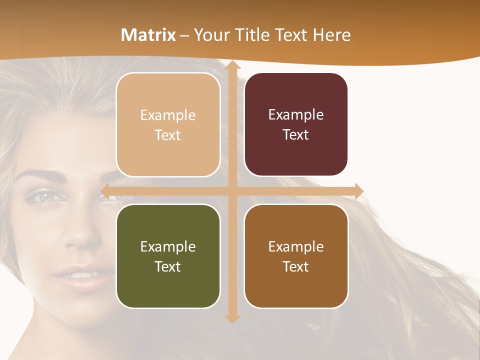 Elegant Green Blond PowerPoint Template