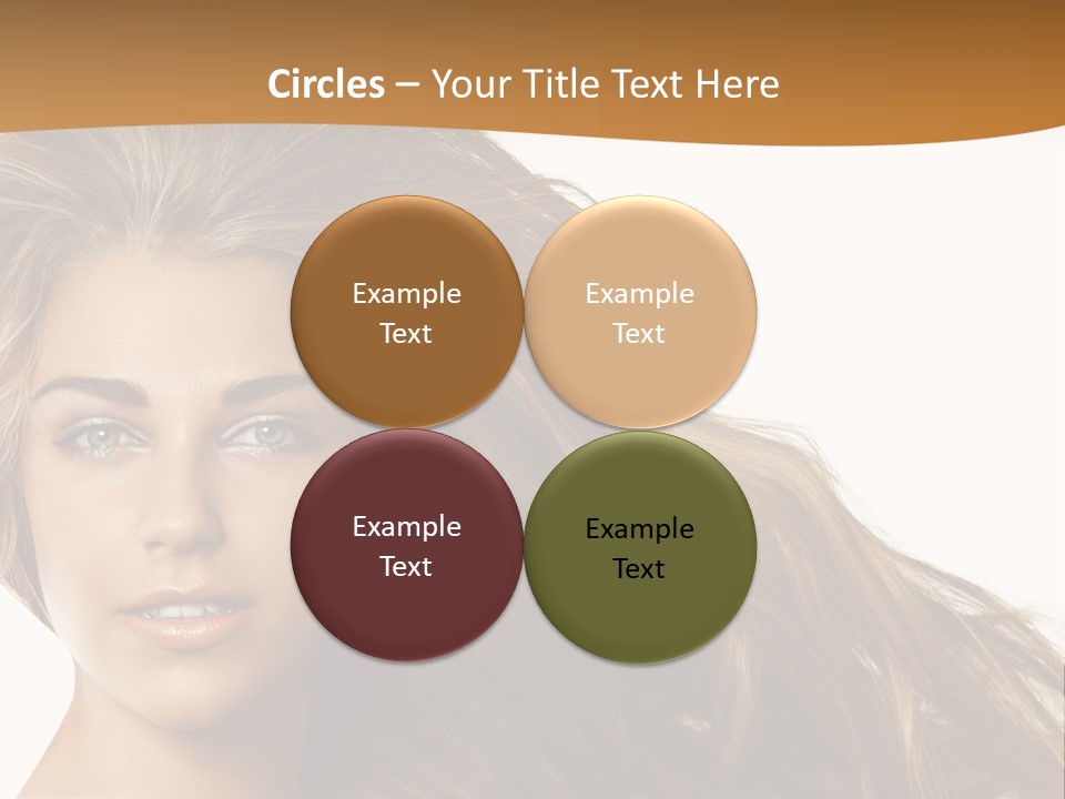 Elegant Green Blond PowerPoint Template