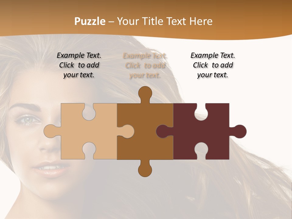 Elegant Green Blond PowerPoint Template