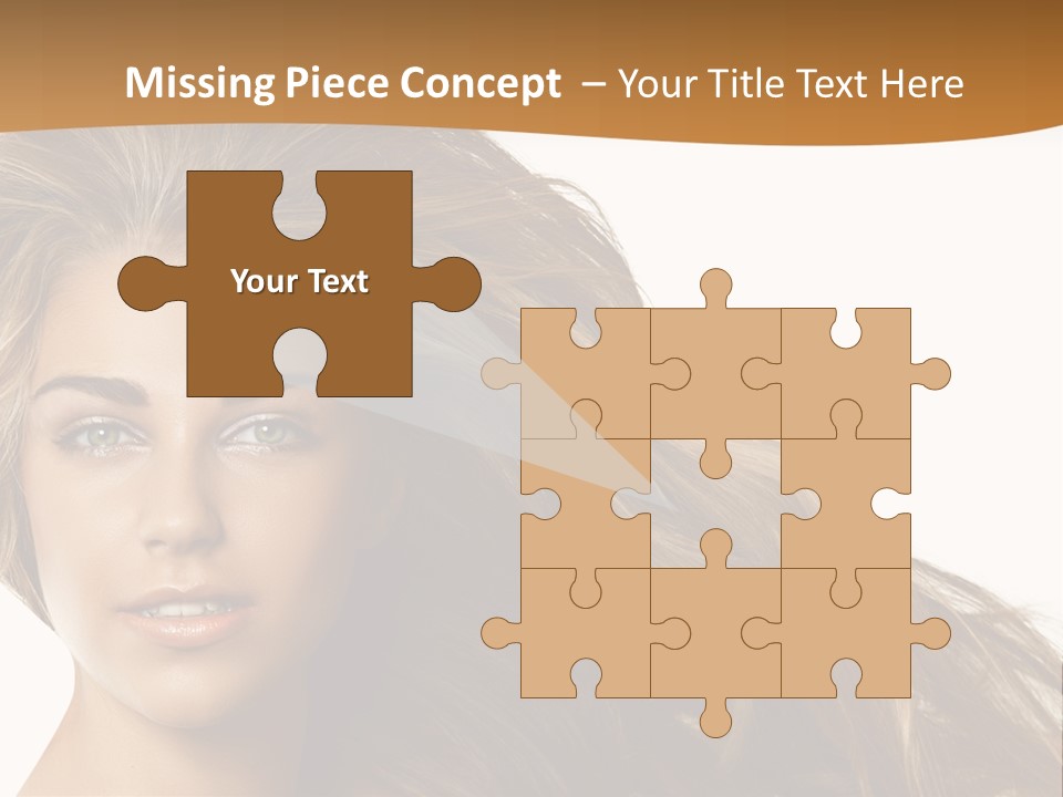 Elegant Green Blond PowerPoint Template