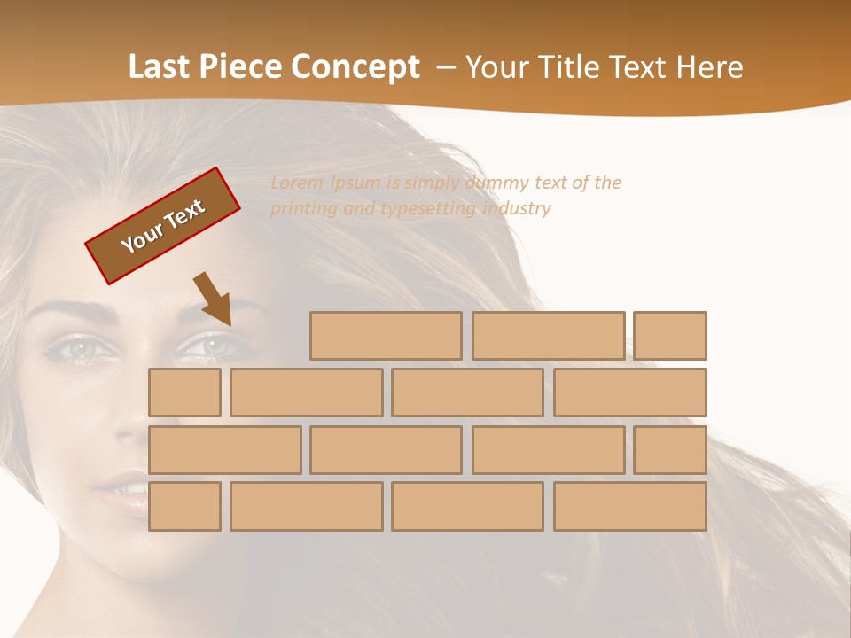 Elegant Green Blond PowerPoint Template