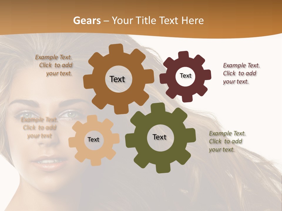 Elegant Green Blond PowerPoint Template