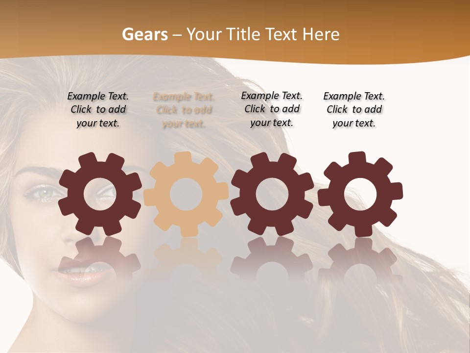 Elegant Green Blond PowerPoint Template