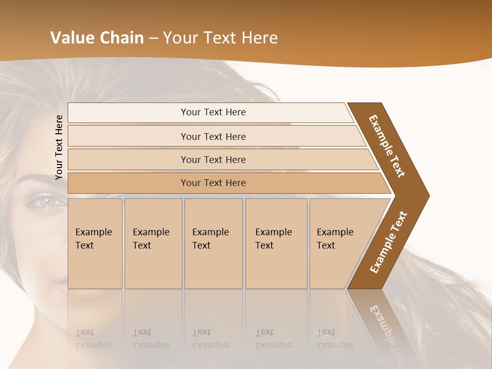 Elegant Green Blond PowerPoint Template