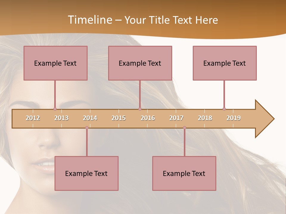 Elegant Green Blond PowerPoint Template