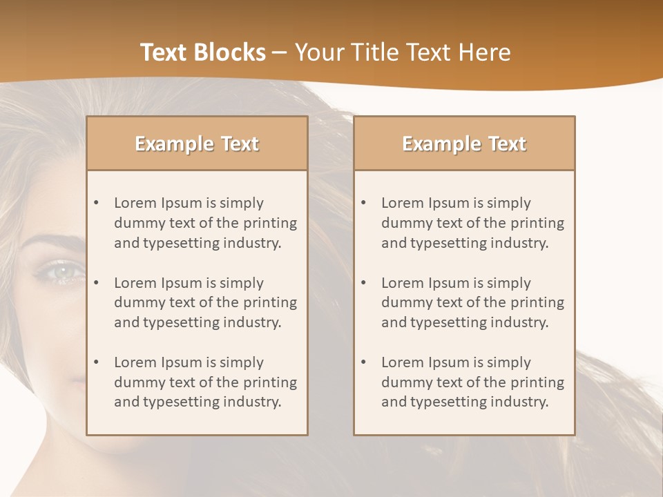 Elegant Green Blond PowerPoint Template