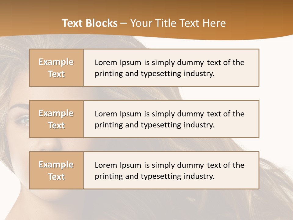 Elegant Green Blond PowerPoint Template