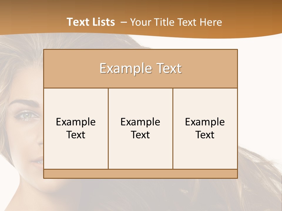 Elegant Green Blond PowerPoint Template