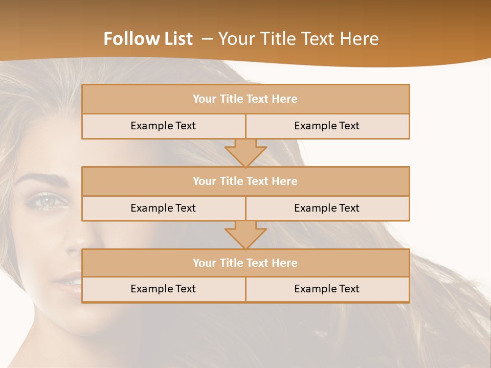 Elegant Green Blond PowerPoint Template