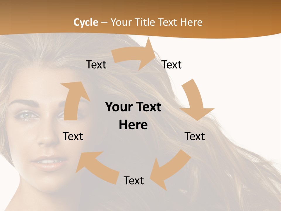 Elegant Green Blond PowerPoint Template