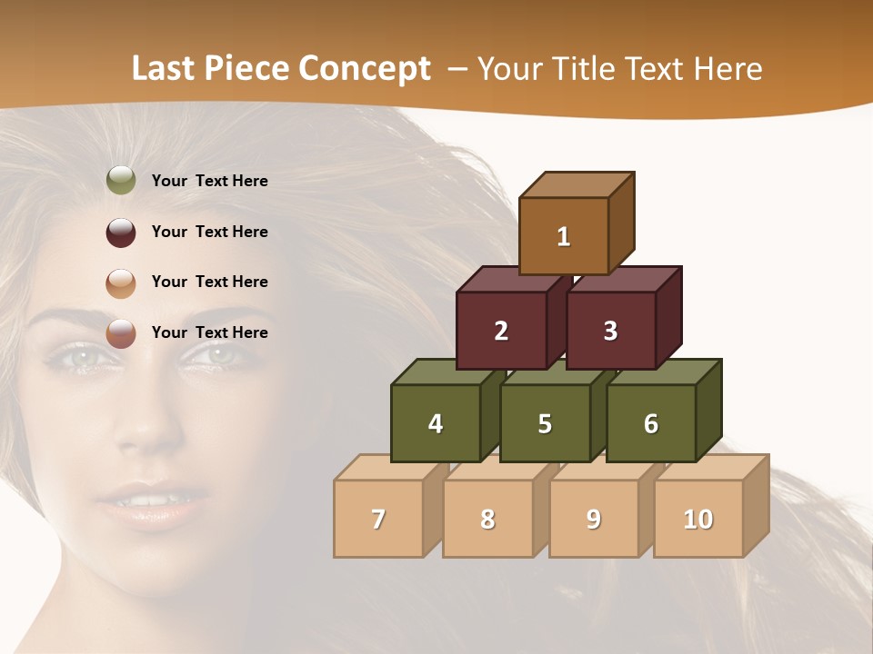 Elegant Green Blond PowerPoint Template