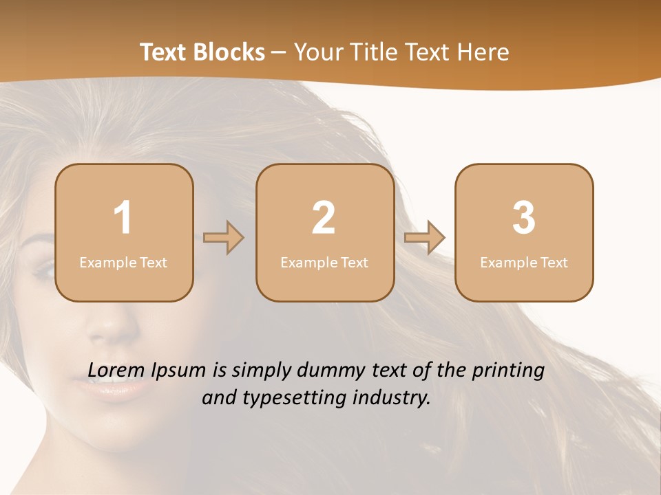 Elegant Green Blond PowerPoint Template