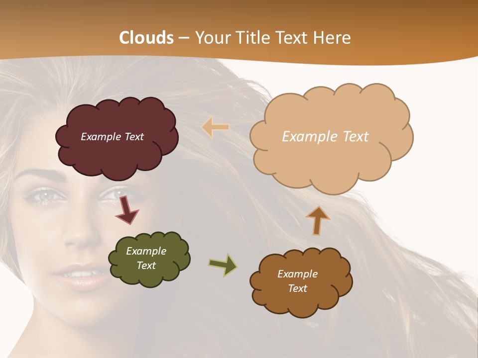 Elegant Green Blond PowerPoint Template