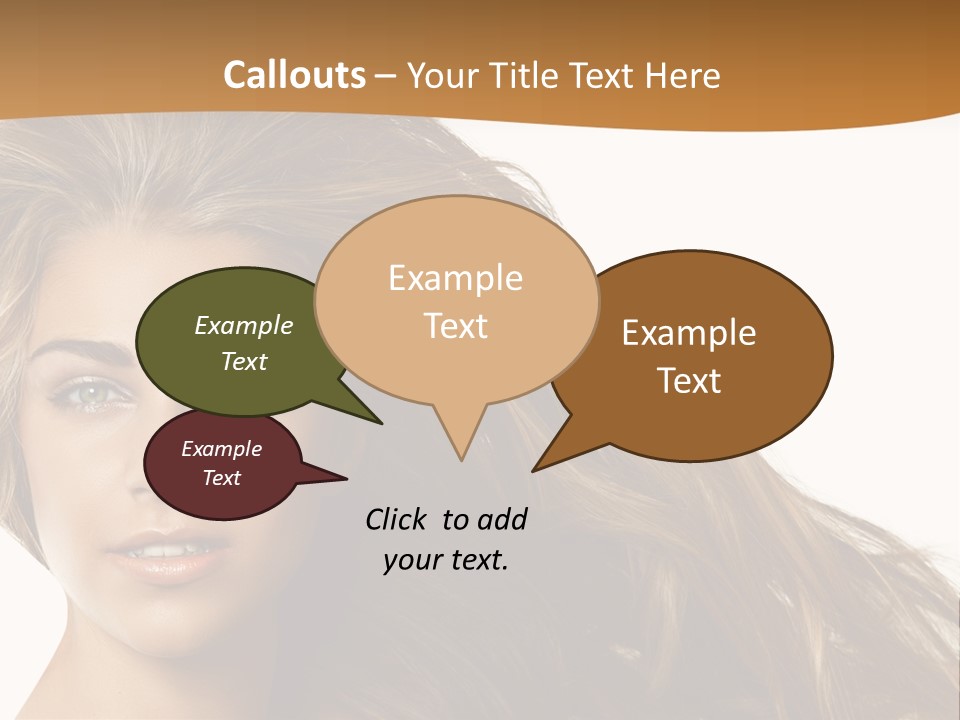 Elegant Green Blond PowerPoint Template