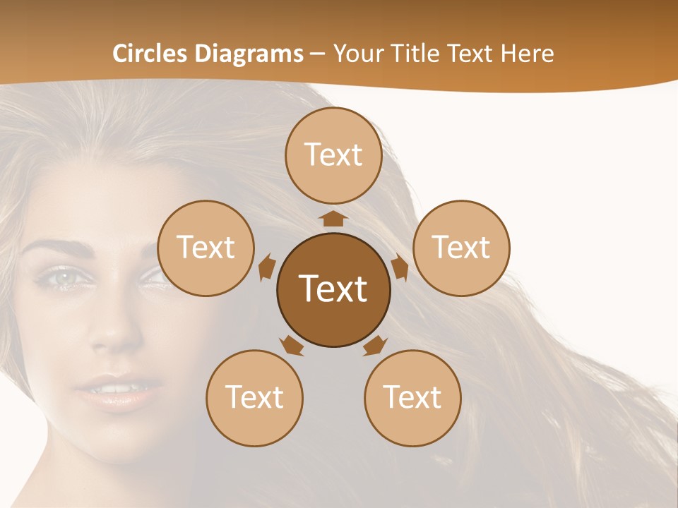 Elegant Green Blond PowerPoint Template