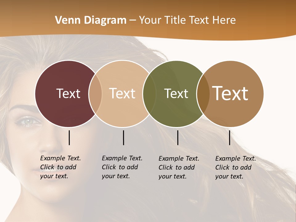 Elegant Green Blond PowerPoint Template