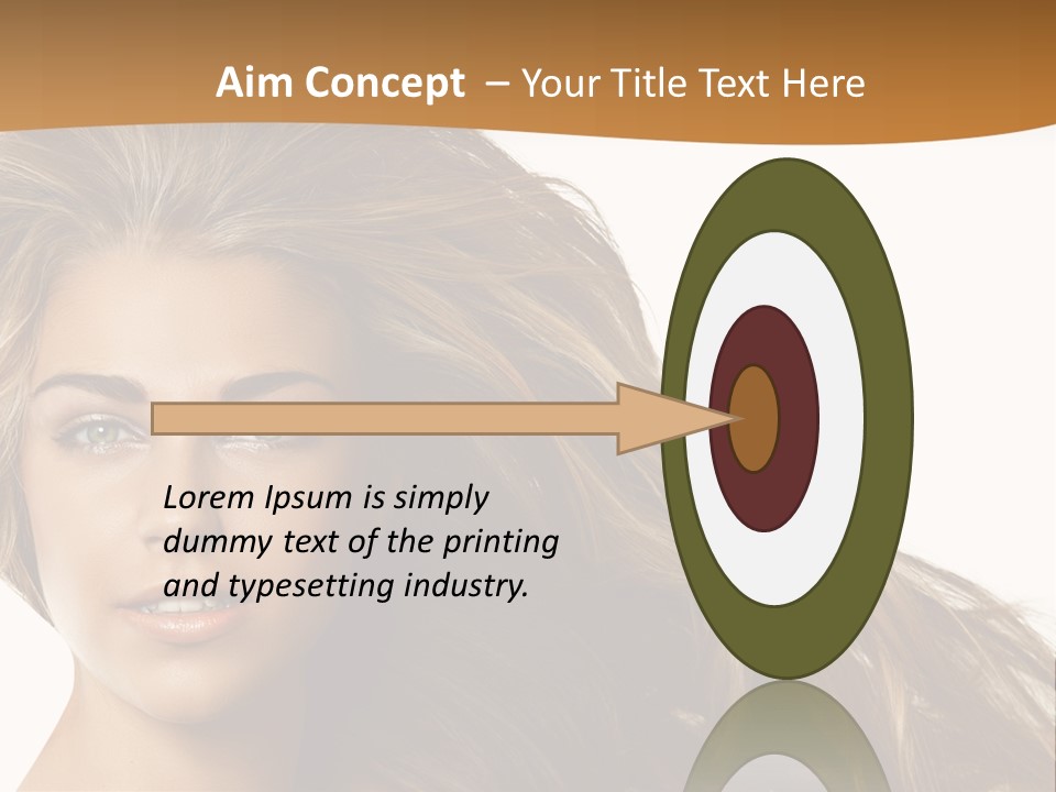 Elegant Green Blond PowerPoint Template