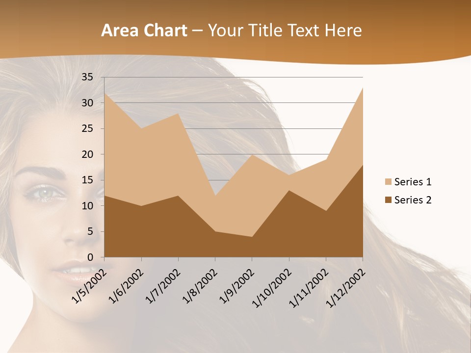 Elegant Green Blond PowerPoint Template
