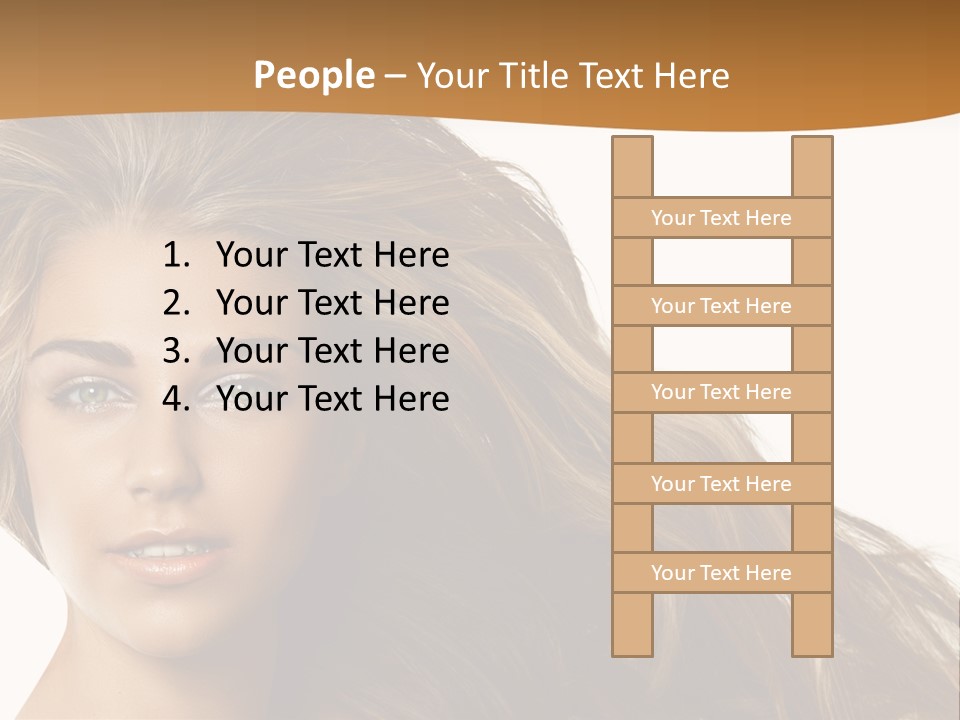 Elegant Green Blond PowerPoint Template