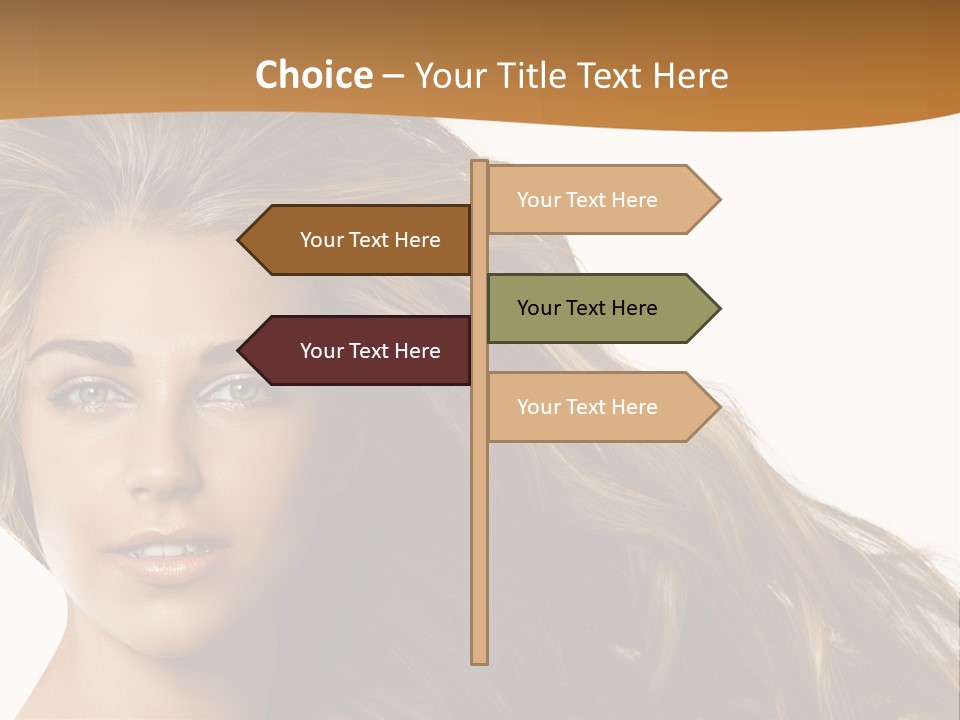 Elegant Green Blond PowerPoint Template