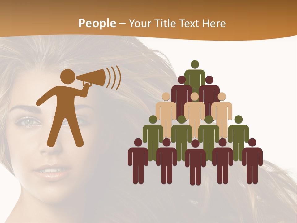 Elegant Green Blond PowerPoint Template